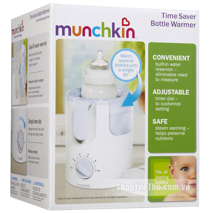 Máy hâm nóng bình sữa Munchkin Time Saver Bottle Warmer