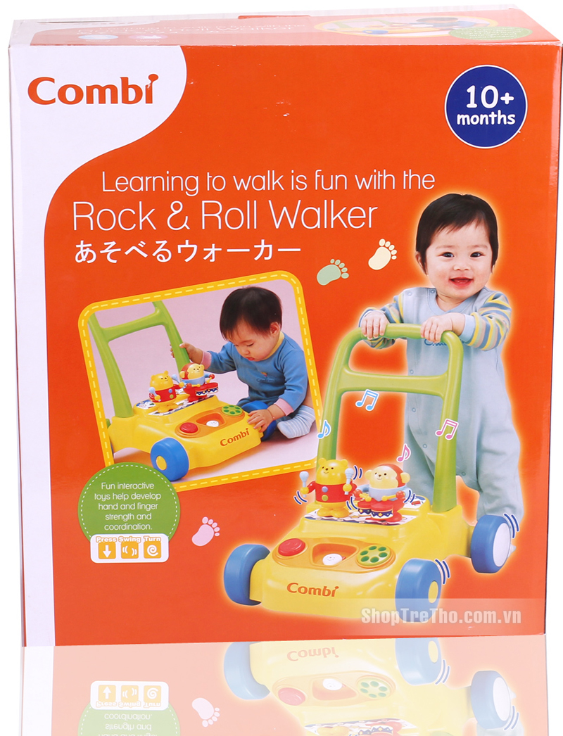 Xe tập đi combi rock and roll wallker