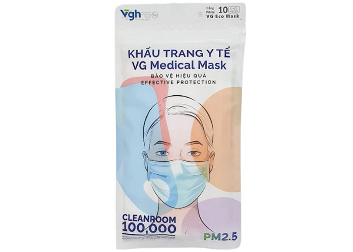 Khau trang y te 3 lop VG Eco Mask