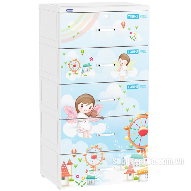 Tủ nhựa Tabi-S Duy Tân 5 tầng 5 ngăn