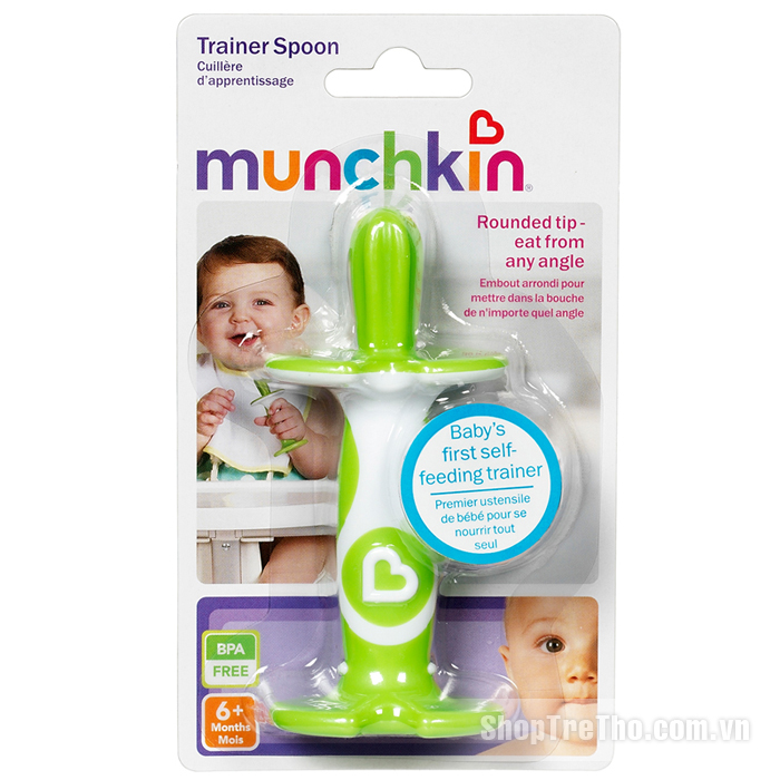 Thìa tập ăn Munchkin Trainer Spoon - Asstd
