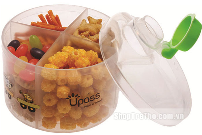Hộp chia sữa Upass BPA free loại tròn UP8005C