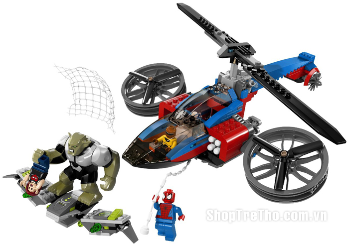 Đồ chơi Lego Super Heroes 76016 Spider - Helicopter Rescue