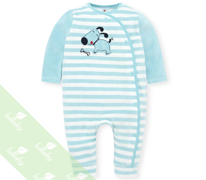 Body liền quần băng lông Lullaby NH07-18 (màu xanh)