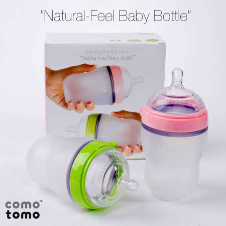 Bình Comotomo 250ml có 2 màu hồng & xanh