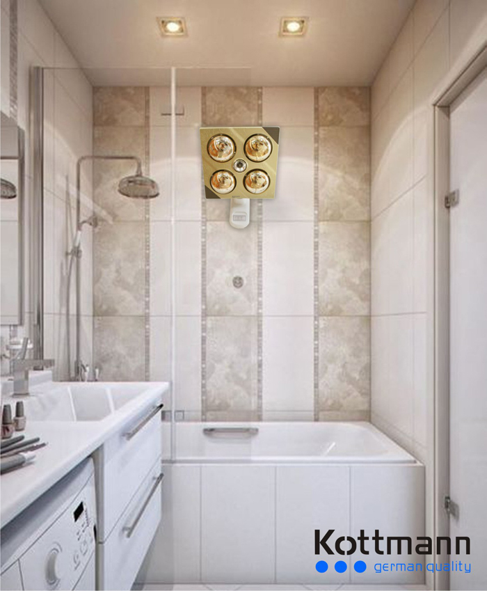 Đèn sưởi Kottmann 4 bóng K4B-G