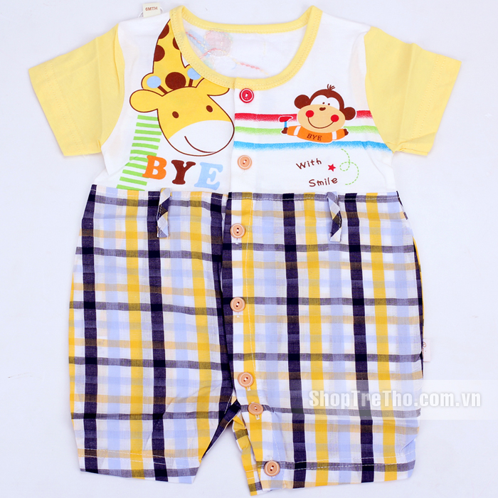 Body cho bé Beiner kẻ caro 2292