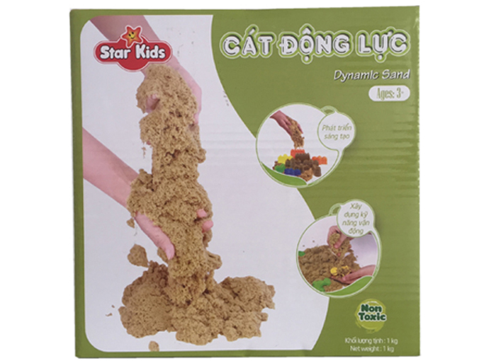 Cát động lực Star Kids K301 màu tự nhiên