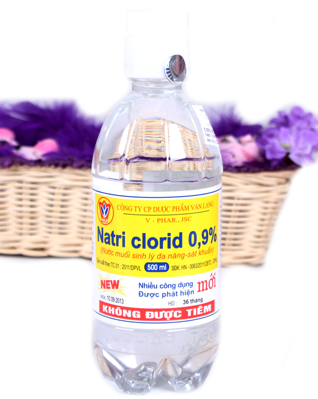 Nước muối sinh lý đa năng Natri clorid 0,9% (500ml)