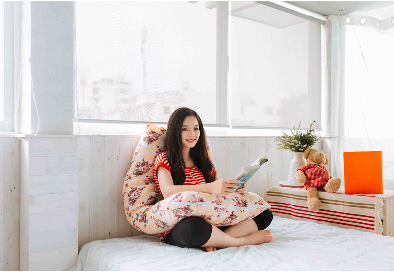Gối ôm chữ U cho bà bầu Emum