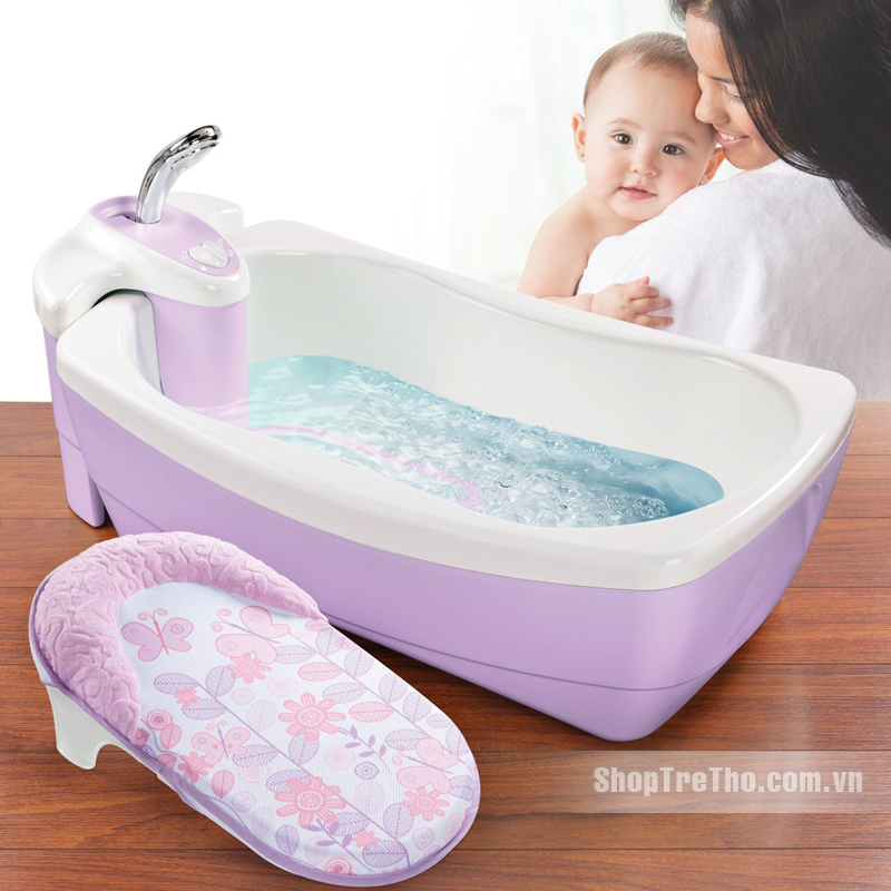 Chậu tắm Spa có vòi hoa sen Summer màu tím