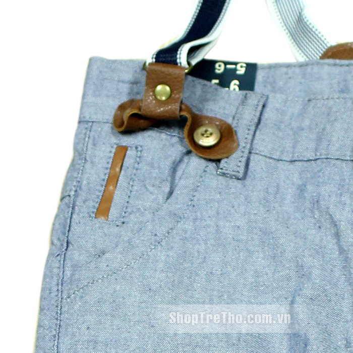 Quần kaki Zara quai đeo cho bé trai