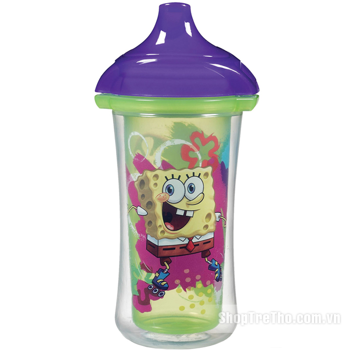 Cốc tập uống giữ nhiệt Munchkin 15403 Sbob CL 9oz Spongebob Squarepants CL Insualated Cup