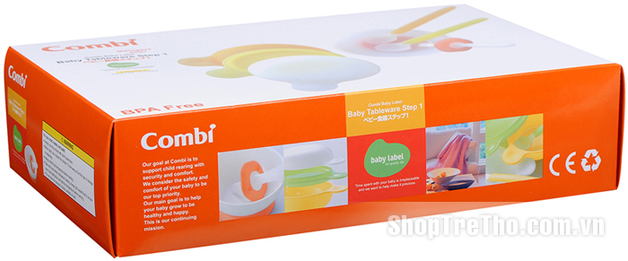 Bộ đồ tập ăn Combi bước 1 111801
