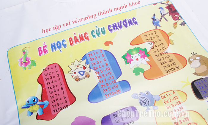Tranh phát âm trí tuệ 2 mặt chủ đề chữ cái nổi