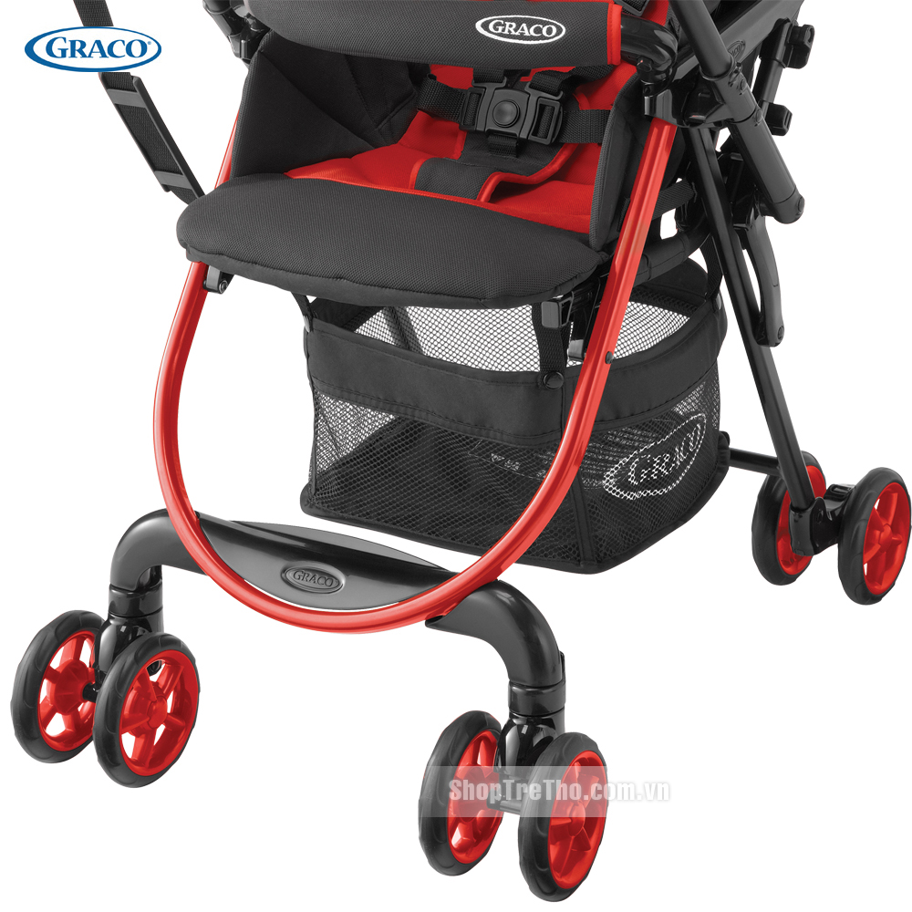 Xe đẩy Graco CitiLite đỏ sọc đen
