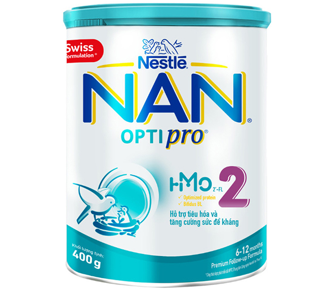 Sữa NAN HMO Optipro số 2 - 400g (6-12M)