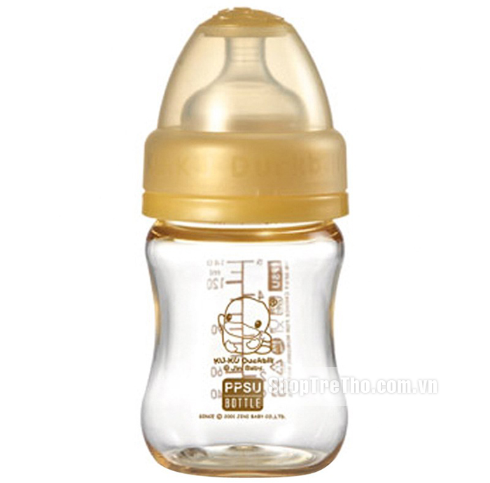 Bình sữa cổ rộng PPSU 140ml KUKU 5833