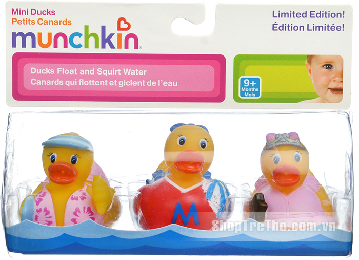 Đồ chơi bồn tắm Munchkin 10320 hình vịt bé gái