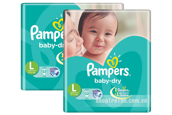 Bỉm dán Pampers sẽ giữ cho con bạn luôn khô ráo hơn bao giờ hết