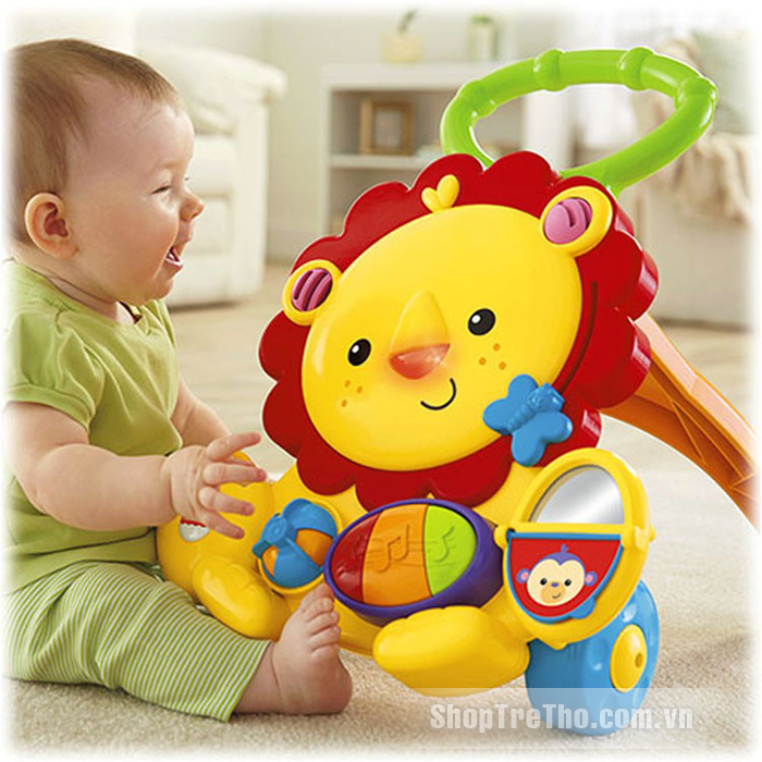 Xe tập đi sư tử Fisher Price Y9854 Musical Lion Walker