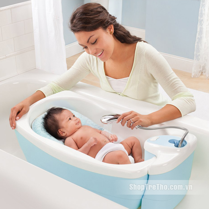Chậu tắm Spa màu xanh có vòi hoa sen Summer 18863-  Lil Luxuries Tub 