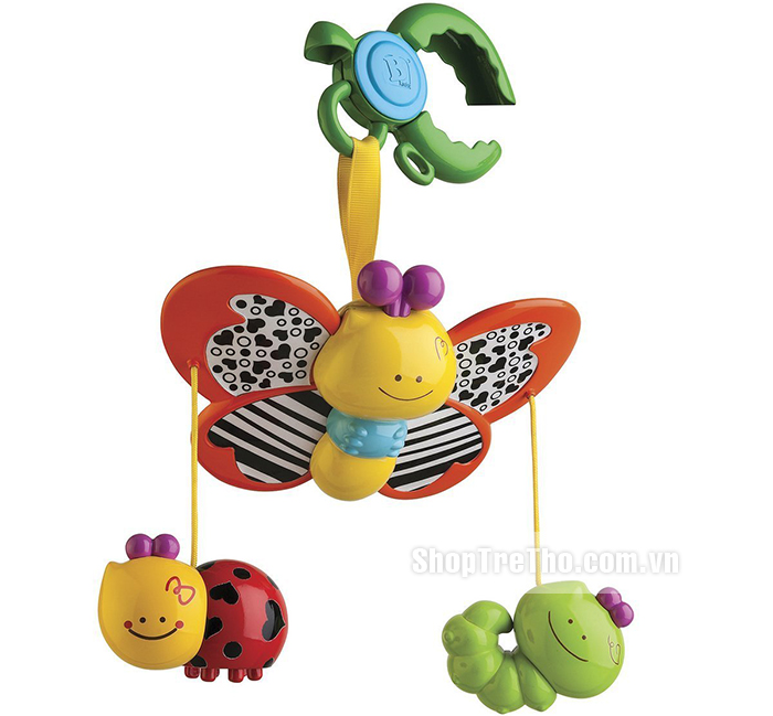Đồ chơi treo xe đẩy Bkids - Bướm vàng và bạn sâu