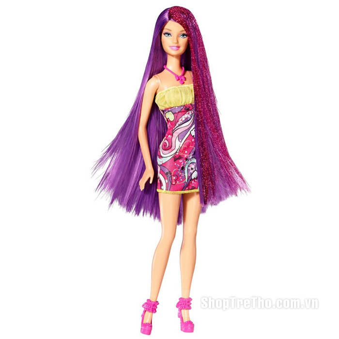 Người mẫu tóc mây Barbie V9516