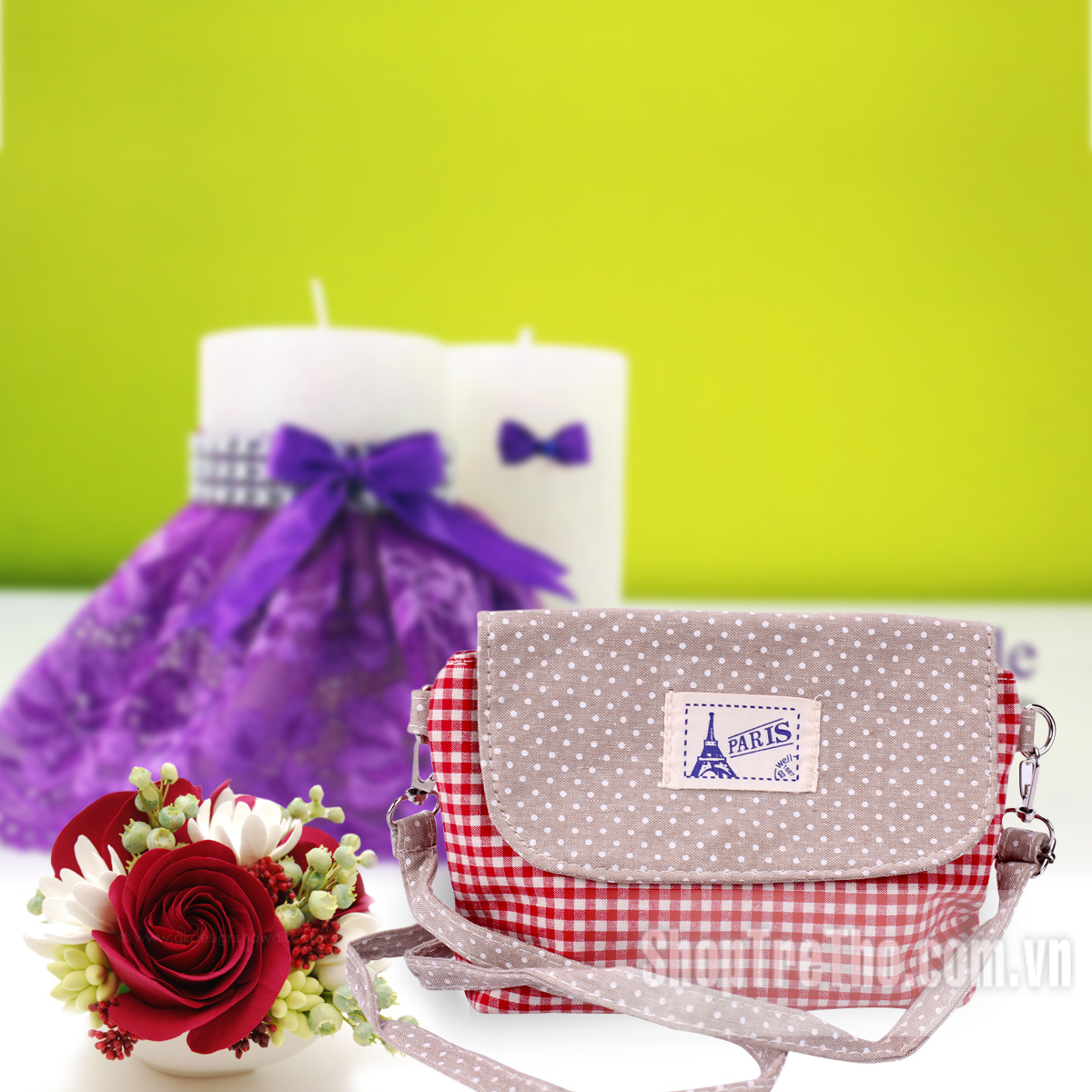 túi đeo chéo handmade loại nhỏ T15