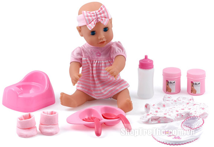Búp bê đồ chơi Dolls World - Bé tập chăm em
