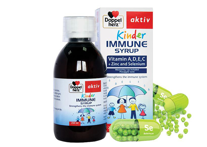 Siro tăng cường miễn dịch Doppelherz Kinder Immune (250ml)