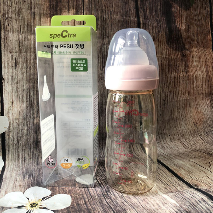 Bình sữa PESU cổ rộng Spectra 260ml