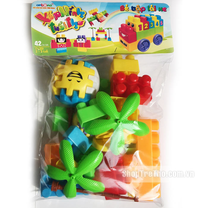 Xếp hình bé tập lái xe No.201