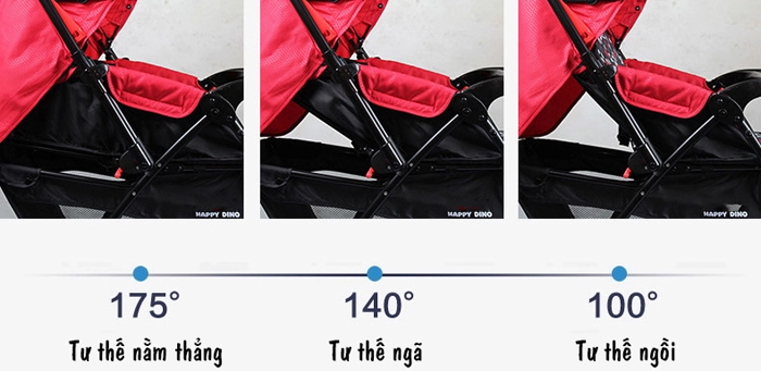Xe đẩy Happy Dino LC219H