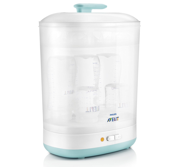Máy tiệt trùng Avent 2 in 1 chất liệu an toàn tuyệt đối