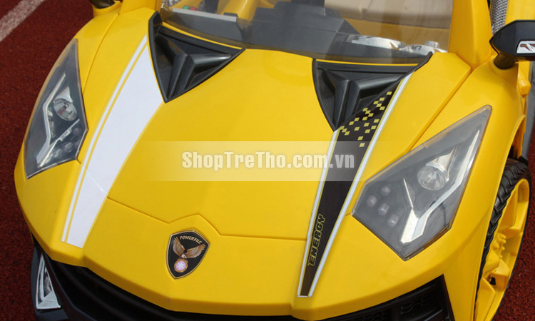 Ô tô điện trẻ em Ferrari màu vàng - WXE 8188