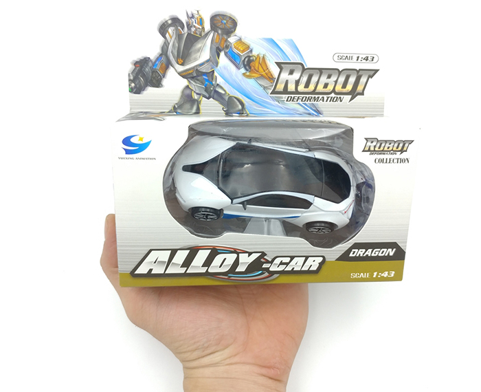 Đồ chơi Robot biến hình siêu xe Trắng BKK-91503-BN/WH