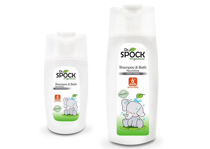 Sữa tắm gội hữu cơ Dr.Spock Organics (6m+)
