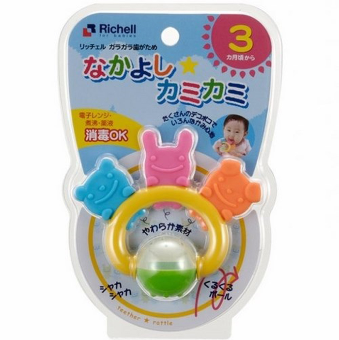 Xúc xắc gặm nướu 3 người bạn Richell RC49540