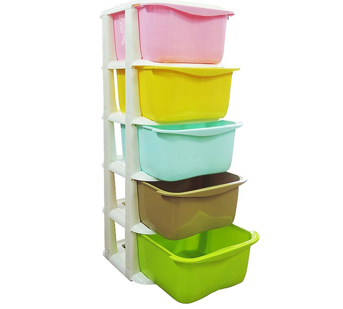 Tủ nhựa đa sắc 5 tầng Việt Nhật 3638