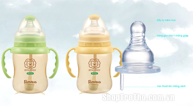 Bình sữa hồ lô PPSU 200ml S6187