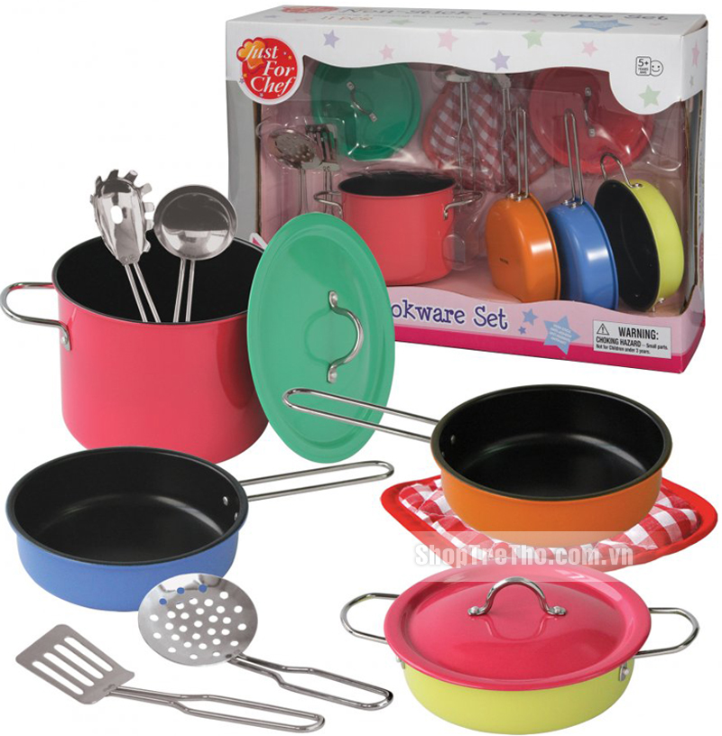 Đồ chơi bộ nhà bếp tiện dụng 11 món cho bé gái
