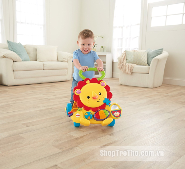 Xe tập đi sư tử Fisher Price Y9854 Musical Lion Walker
