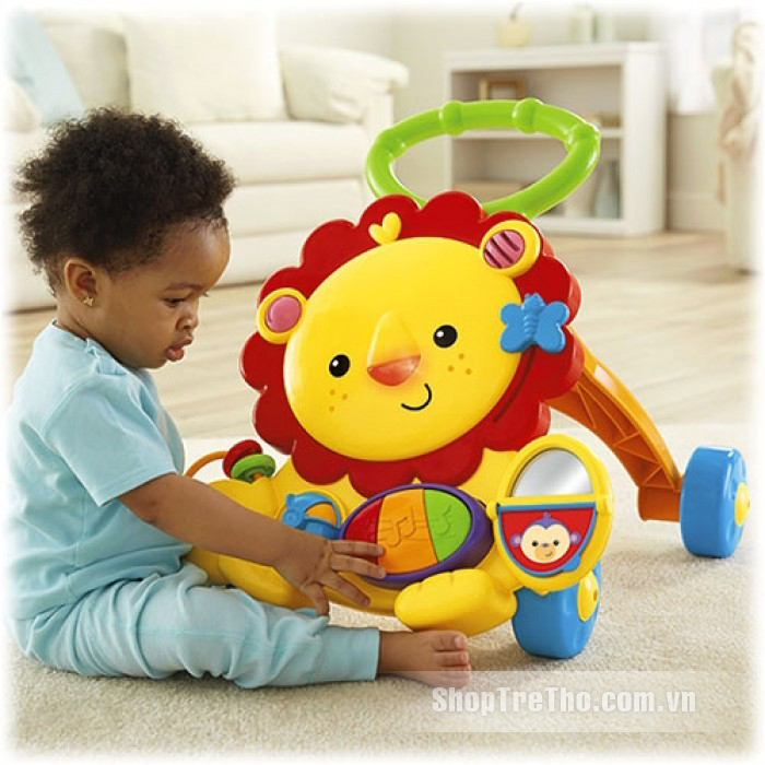 Xe tập đi sư tử Fisher Price Y9854 Musical Lion Walker