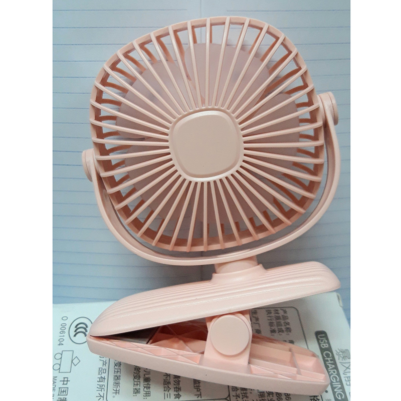 Đồ chơi quạt mini tích điện có kẹp DD 5561