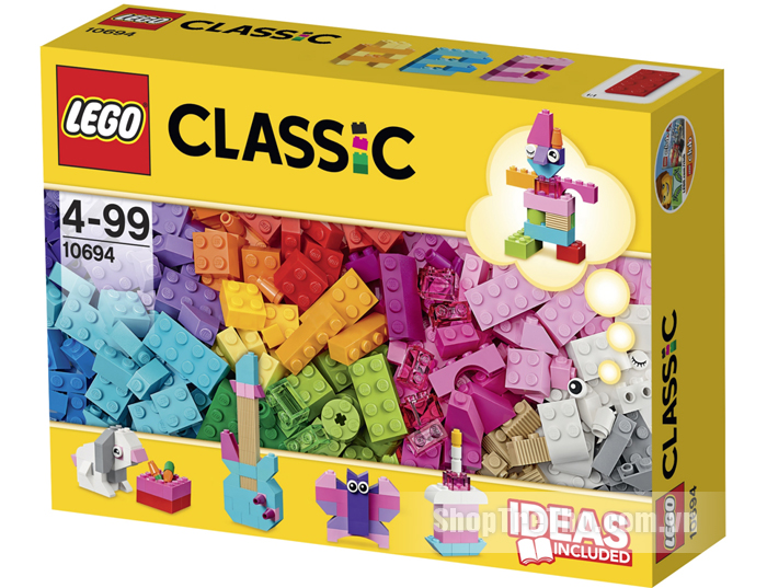 Đồ chơi lego 10694 - Hộp gạch classic sáng tạo (màu sáng)