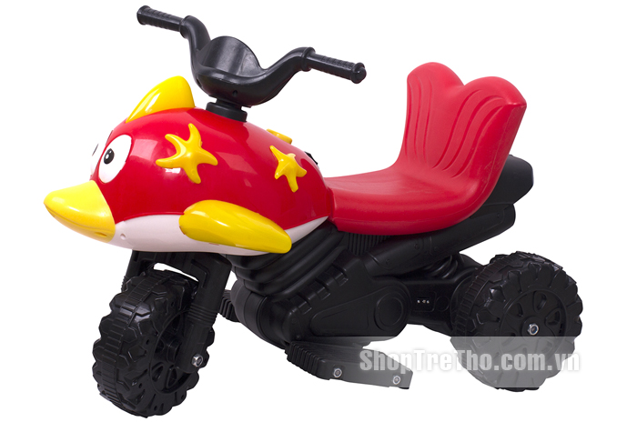 Xe máy điện trẻ em hình cá heo