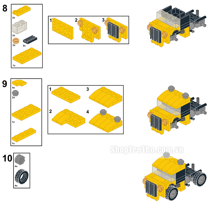 do choi Lego Creator 31041 - Xe cong trinh xay dung