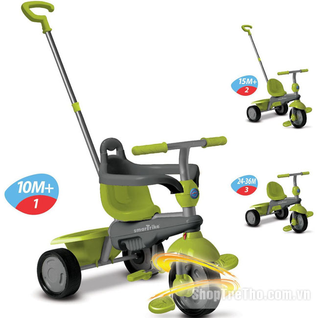 Xe 3 bánh cảm ứng Smart Trike Carnival 3 trong 1