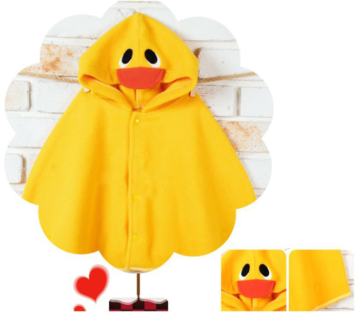 Áo choàng không tay cute cho bé